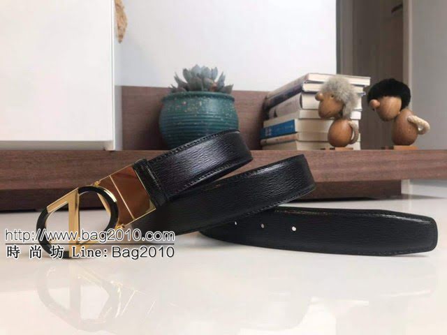 Zegna男士皮帶 傑尼亞雙面用旋轉五金牛皮腰帶  jjp1386